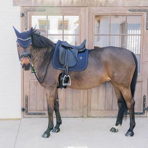 Tapis de selle demi-selle OEM d'usine pour l'équitation avec logo, pour dressage anglais - Product Image 3