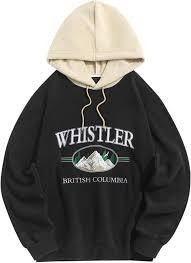 Sudadera con capucha vintage Whistler British Columbia – Sudadera con capucha de lana con estampado retro para hombre, color verde bosque, con bordado de montaña - Product Image 2