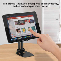 Support de téléphone portable universel pliable et réglable en hauteur pour bureau, support de tablette pour la maison et le bureau