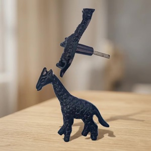 Modern Cast Iron Giraffe <b>Knobs</b> for Drawer Usage in Bedroom Furniture Kitchen Cabinets <b>Dressers</b> Wardrobes Bathrooms Living Rooms - Product Image 1