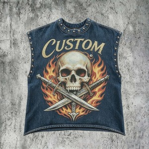 Men Tan Graphic Tank Top Sleeveless <b>Studded</b> Streetwear <b>Shirt</b> Custom Printed Casual Summer Fashion Muscle Wear - Product Image 3