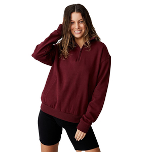 Custom Streetwear Color Block Sweatshirt Women <b>Jumper</b> High Quality Fleece Cotton <b>Pullover</b> Crewneck Sweatshirts Streetwear - Product Image 3