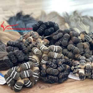 Gran oferta, cabello humano vietnamita de Color Rubio de trama ondulada Natural, sin enredos, sin desprendimiento, colores personalizados, venta al por mayor - Product Image 2