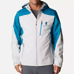 Chaqueta de esquí para hombre, cálida, con capucha, cierre de cremallera completa y puños ajustables, ideal para actividades de montaña, gran venta de invierno. - Product Image 1