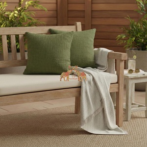 Hermosa funda de cojín para sofá de algodón de color sólido personalizada, de doble cara, disponible en súper suave, 100% algodón, para decoración del hogar. - Product Image 2