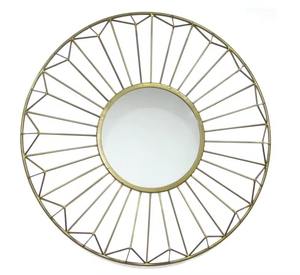 La résistance et l'élégance des cadres de miroir en métal font de ces cadres un investissement intelligent et élégant, un cadre de miroir en forme de feuille incroyable. - Product Image 5