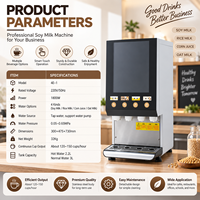 Distributeur de boissons instantanées commercial, machine à boissons multi-saveurs, distributeur automatique de thé au lait, de café et de boissons pour restaurant