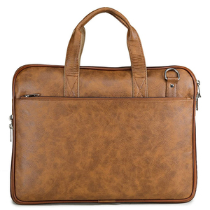 Service OEM ODM, sacs pour ordinateur portable en cuir véritable, simples, décontractés, écologiques, prix de gros, design personnalisé, fermeture à poignée, sac pour ordinateur portable - Product Image 4