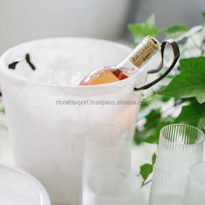 Cubo de hielo de resina de gran capacidad, juego de herramientas de tamaño personalizado de barra, diseño Simple moderno para servir bebidas frías para vajilla de bodas - Product Image 4