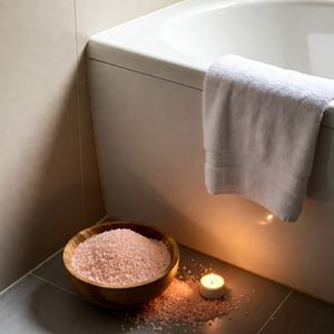 Sel de Bain Minéral Rose de l'Himalaya Naturel, Sculpté, Écologique, Apaisant, Relaxant, Thérapie Spa, Aromatique, Détoxifiant pour la Peau - Product Image 5