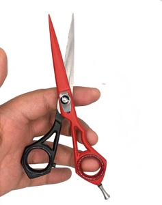 Wholesale Professional Salon Stainless Steel <b>Barber</b> Scissors Sharp <b>Blade</b> Ceramic Handle High Quality Hairdressing Tools - Product Image 4