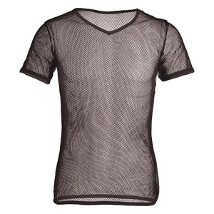 Custom Sports Mesh T Shirt Sublimation Training Running Jersey V-Neck Mesh T Shirt Solid Color Mesh T Shirt Regular Fit Mesh Tee - Product Image 5