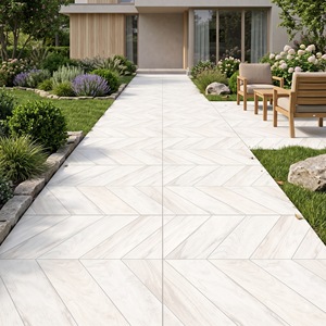 Iroka Pine Solid Porcelain Tiles 600x600mm Wood Look Exterior Interior Flooring Modern Homes Apartments Retail Space Design - Product Image 1