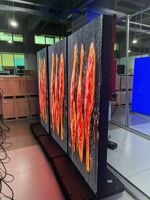 Pantalla LED Plegable X-color, Gabinete de Aluminio Fundido, Exhibición Publicitaria Portátil, Kiosco Digital de Pie