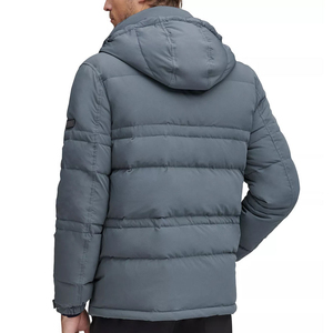 Chaqueta de Invierno Acolchada para Hombre, con Capucha, de Nailon, con Cierre, Aislante y Cálida - Product Image 3