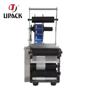 Etiquetadora de Botellas Semiautomática de Acero Inoxidable, Accionada Eléctricamente, para Etiquetar Botellas Redondas de Vidrio para Cosméticos y Vino - Product Image 4