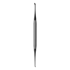 24 Curetas Quirúrgicas Negras Molt de 3.57MM de Acero Inoxidable, Cureta Dental para Hueso, Instrumento Reutilizable para Cirugía Oral - Product Image 1
