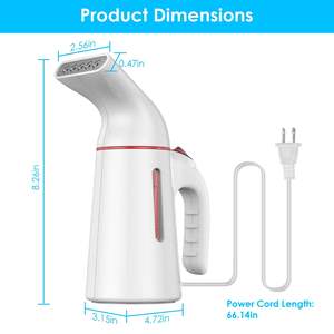 Défroisseur Vapeur Portable 700W pour Vêtements, Défroisseur Électrique de Voyage Anti-Plis, Chauffe en 30s, Couverture de 150 cm² - Product Image 2