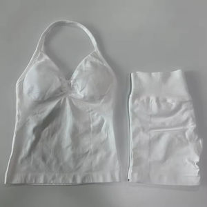 Top Deportivo de Yoga para Mujer, Alta Elasticidad, Secado Rápido, Ajustable, Estilo Halter, Sin Costuras, 3 a 5 Piezas - Product Image 1