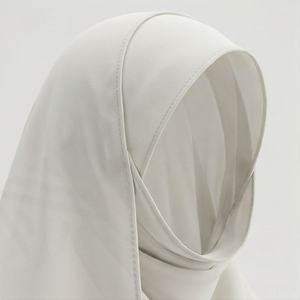 Gran Oferta: Hiyab de Gasa Degradado de Alta Calidad con Pedrería, Transpirable, de Una Sola Costura, Largo, para Mujer Musulmana, Suave y Premium - Product Image 4