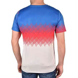 T-shirt en coton 100% à sublimation, best-seller, pour hommes, design personnalisé, respirant, séchage rapide, durable, décontracté - Product Image 5