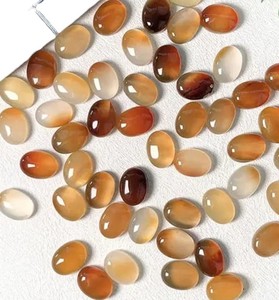Ágata Natural de Pasto Marino, Cabujón Ovalado, Piedra Preciosa Suelta Pulida para Anillos, Colgantes y Fabricación de Joyas al por Mayor - Product Image 6