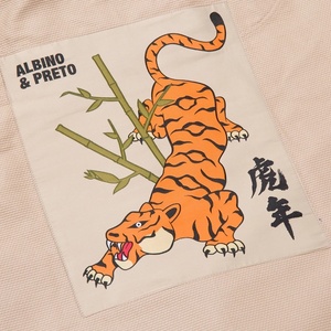 Uniforme de Jiu Jitsu BJJ Edición Competidor Lote 20.7, Negro, Tejido de Algodón Perlado, 450GSM, Ligero, Duradero, Transpirable, Preencogido - Product Image 5