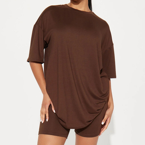 Ensemble de survêtement tricoté pour femme, de qualité supérieure, avec veste courte à cordon de serrage et leggings, idéal pour la gym – Nouvelle collection très prisée - Product Image 2