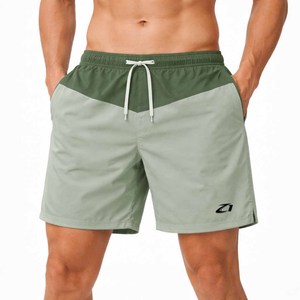 Shorts de bain à séchage rapide pour hommes, légers, respirants, en polyester, avec cordon de serrage à la taille, fabricant de marques privées - Product Image 6