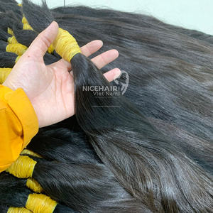 เครื่องเรมี่ผมธรรมชาติทำจากผมมนุษย์จัดแนวหนังกำพร้า100% คู่เรียงตามธรรมชาติ100กรัม - Product Image 2