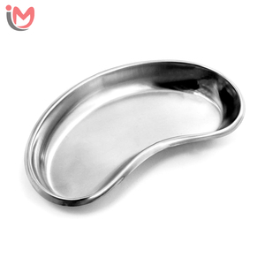 Plateau réniforme chirurgical en acier inoxydable pour hôpital, creux, réutilisable, manuel, haute qualité, pour salle d'opération et laboratoire médical, OEM - Product Image 2