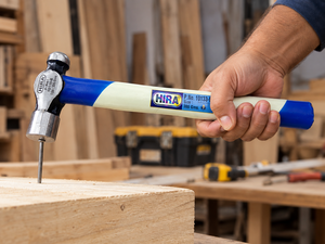 ค้อนหัวกลม HIRA 300 กรัม ด้ามไม้ สำหรับงานอุตสาหกรรม/งาน DIY - Product Image 4