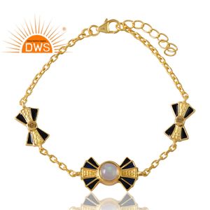 Última Venta de plata de ley 925, piedra preciosa de ópalo etíope natural chapada en oro de 18 quilates, joyería fina Demi para mujer, regalo para ella. - Product Image 4