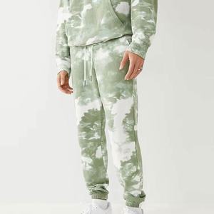 Winter Breathable Plus Size Men's <b>Tie</b> <b>Dye</b> Tracksuit <b>Sets</b> 100% Cotton Wholesale High Quality - Product Image 4