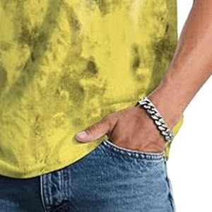 T-shirt pour homme 100% coton, col rond, design tendance, coupe ajustée, t-shirt à manches courtes pour homme - Product Image 3