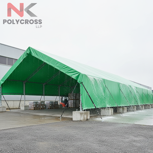 Rouleau de bâche plastique géante doublement laminée et imperméable pour la protection des marchandises, usage export et applications agricoles - Product Image 4