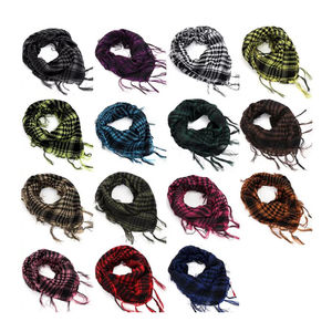 Shemagh Árabe Musulmán, Keffiyeh, Pañuelo Táctico 100% Algodón, Envoltura para Cabeza y Cuello Palestina para Hombres y Mujeres, Shemagh, Pañuelo Táctico - Product Image 6