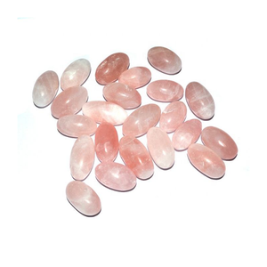 Cuarzo Rosa, Shiva Lingam Rosa, Corte Ovalado, Piedra Preciosa Suelta, Cristal Natural Pulido para Joyería, Artesanía y Decoración - Product Image 1