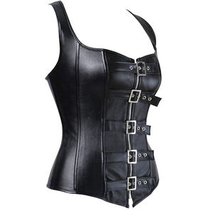 Nouveaux Corsets en Cuir Noir Sexy de Haute Qualité pour Hommes, Vente en Gros, Personnalisables avec Logo, Service OEM - Product Image 2