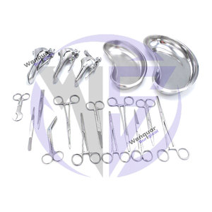 Ensemble d'instruments chirurgicaux pour réduction mammaire, 53 pièces, chirurgie plastique, réutilisable, en acier inoxydable - Product Image 2