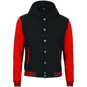 Veste de baseball varsity 100% laine, couleur attrayante, personnalisable, avec manches en cuir d'agneau véritable, pour hommes et femmes. - Product Image 3