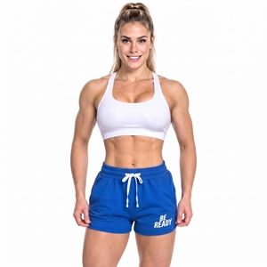 OEM Custom Logo Printed Gym <b>Shorts</b> <b>Women</b> Drawstring Waist Workout <b>Short</b> Pants Running Sportswear Loose Fit <b>Shorts</b> <b>Women</b> - Product Image 2