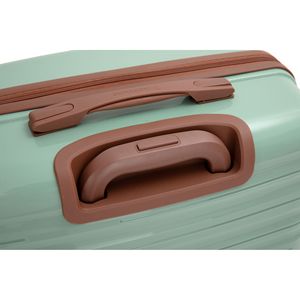 ชุดกระเป๋าเดินทาง5ชิ้นสีเขียวมีล้อเรียบและล็อค TSA สีเขียว - Product Image 3