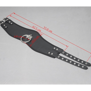 Kit de Bondage BDSM negro para mujer incluye conjunto de sujeción de cuello Love Slave Hand Cuffs accesorios íntimos - Product Image 6