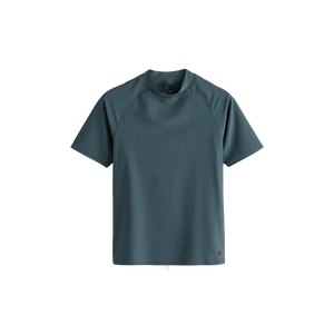 เสื้อยืดผู้ชายทรงโอเวอร์ไซส์ แขนยาว ผ้ารัดรูป สีพื้น แห้งเร็ว ระบายอากาศได้ดี ผ้าถักโพลีเอสเตอร์ คอกลม สไตล์ลำลอง โลโก้ด้านหน้า - Product Image 4