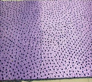 คอลเลคชั่น A.K.TRENDY ผ้าลูกไม้ฝรั่งเศสสุดหรู ประดับด้วยคริสตัล เป็นมิตรต่อสิ่งแวดล้อม ผลิตด้วยมือ สำหรับชุดแต่งงาน ทำจากไนลอน 100% - Product Image 5