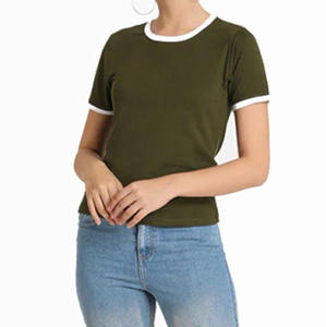 Camiseta de mujer con estampado, top informal para el día a día, tela suave al tacto, estilo moderno, ideal para el estilo de vida de verano - Product Image 5