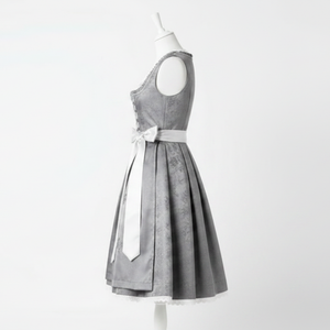 Nuevo Vestido Dirndl Alemán para el Oktoberfest, Bordado, Liso, Hasta la Rodilla, Manga Media, Personalizado, Transpirable, Informal, para Mujer - Product Image 4