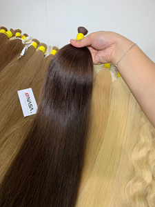 Extensiones de Cabello Humano Virgen Vietnamita NASA al por Mayor, 100g, Trama Única, Puntas Completas, Todos los Colores - Product Image 4