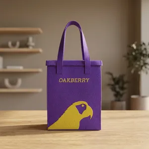 Bolsa Térmica Althea Ecobag, Bolsa de Café con Logotipo Personalizado, Color Personalizado, Bolsa con Cordón de Tela No Tejida, 65 GSM, Spunbond, Reutilizable, Impresión Serigrafiada, Personalizable - Product Image 1